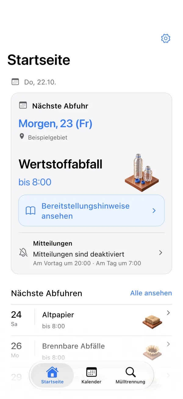 Startseite — iPhone